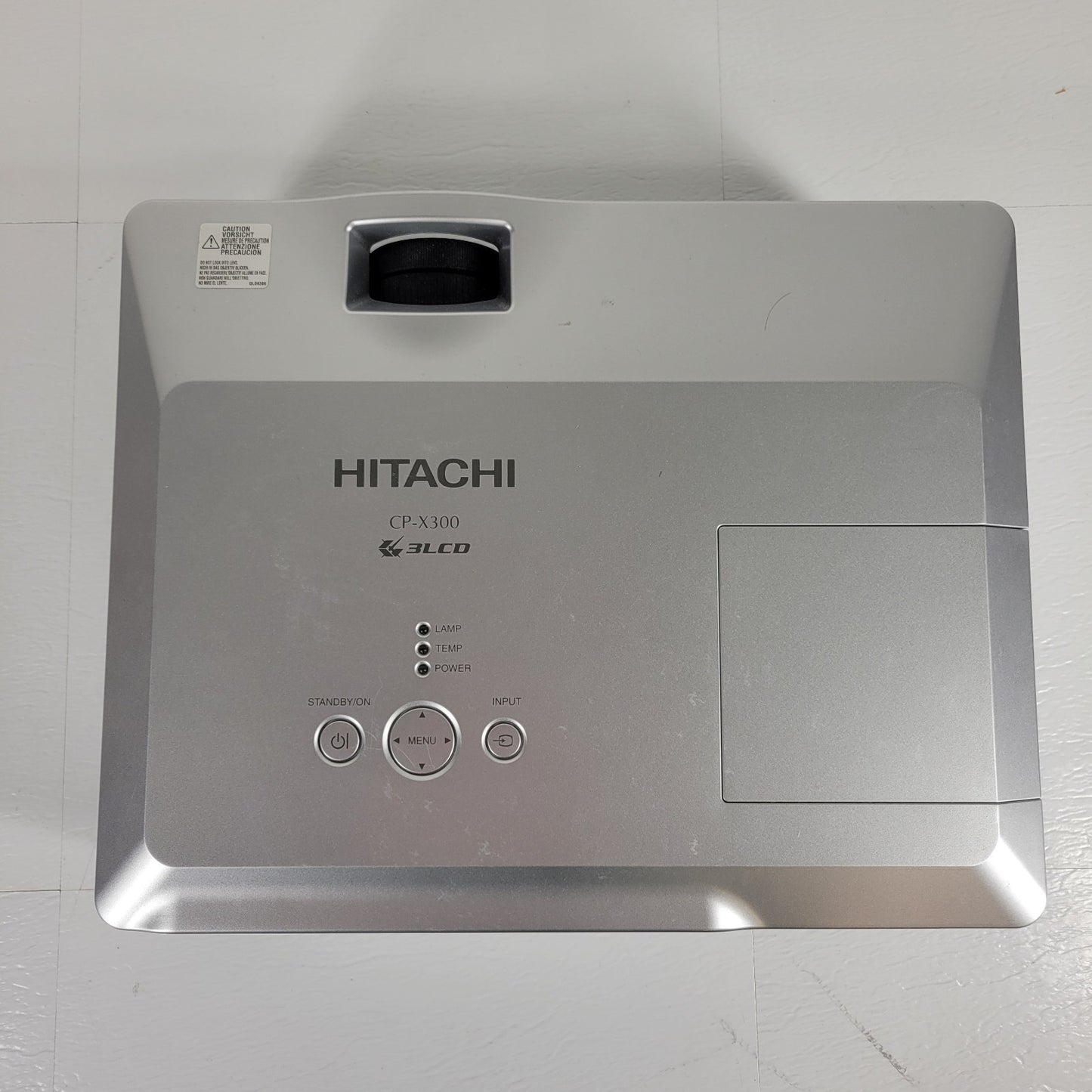 TESTED HITACHI CP-X300 3LCD Conference Room Portable Projector, VGA, S-VIDEO