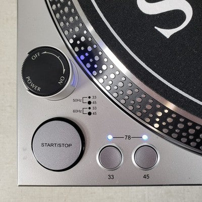STANTON STR8-80 Professional Turntable 3 Speed Direct Drive Stereo and Cover