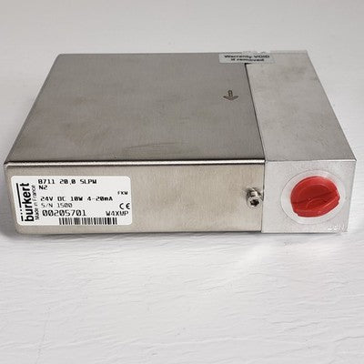 Burkert 9811153 Mass Flow Controller 8711 IP40 35-20 SLPM Eppendorf P0460-7680C5