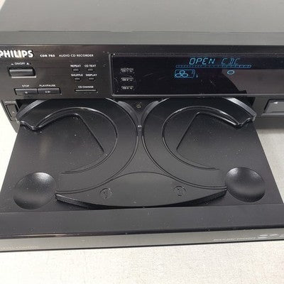 PHILLIPS CDR785/17 Multi Disc Changer and CD Recorder, Remote and Instructions