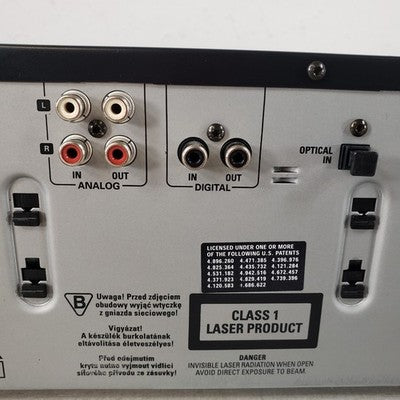 PHILLIPS CDR785/17 Multi Disc Changer and CD Recorder, Remote and Instructions