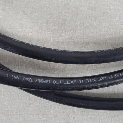 11 ft Lapp Tannehill Lap15331011 Lflex Train 331 600V 1x95 BK Train Cable