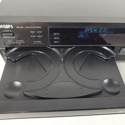 PHILLIPS CDR785/17 Multi Disc Changer and CD Recorder, Remote and Instructions