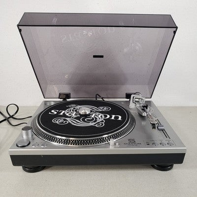 STANTON STR8-80 Professional Turntable 3 Speed Direct Drive Stereo and Cover