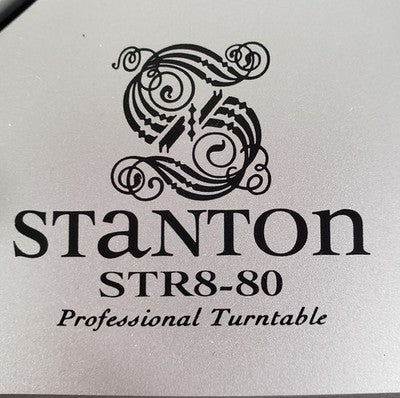 STANTON STR8-80 Professional Turntable 3 Speed Direct Drive Stereo and Cover