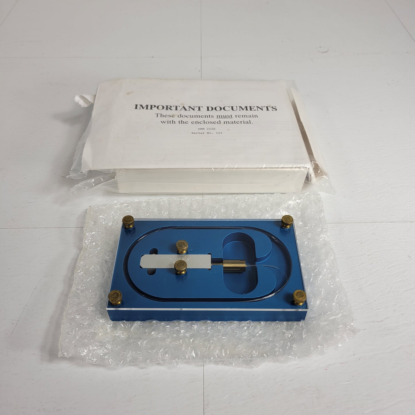 NIST SRM 2520 Optical Fiber Diameter Geometry Standard Reference Material