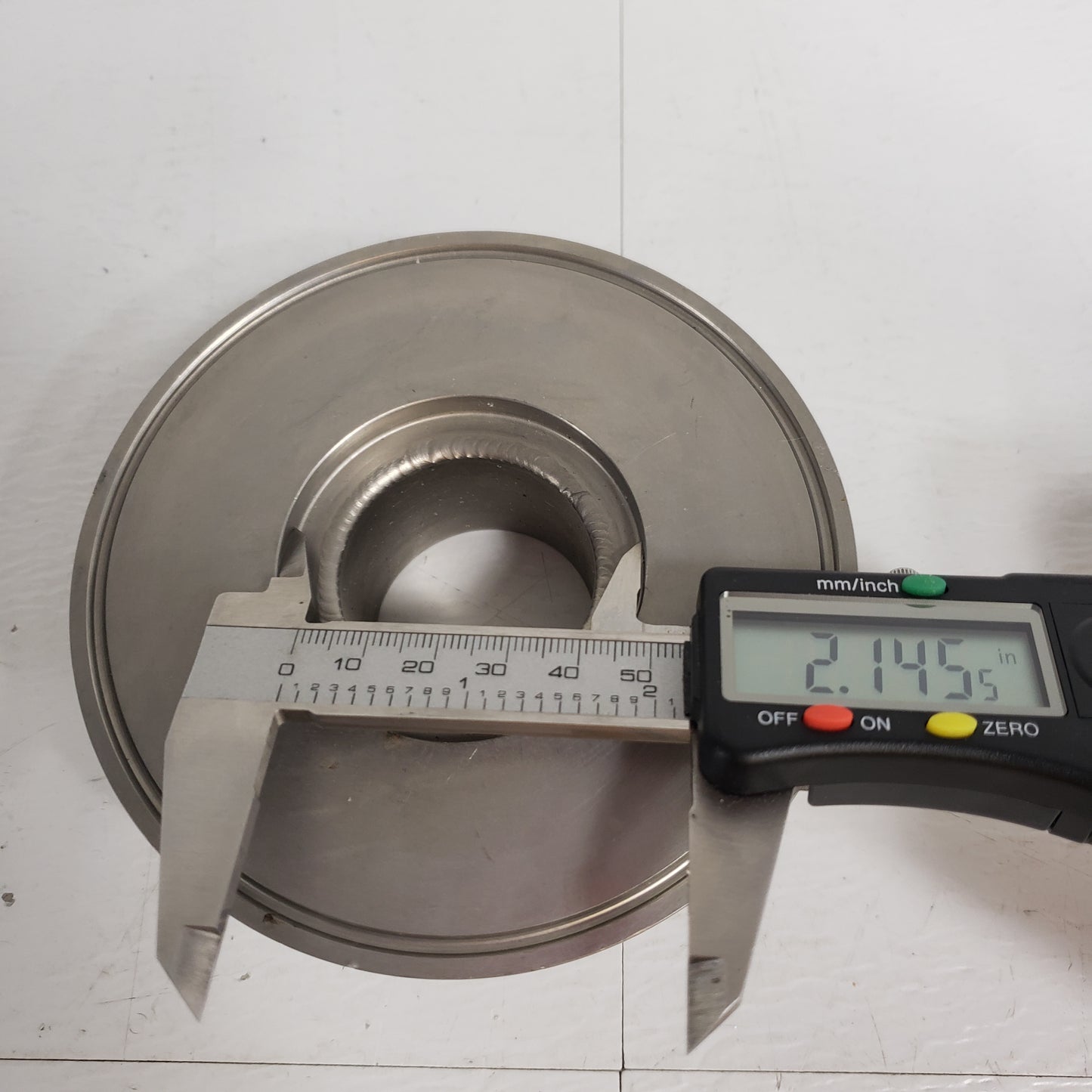 ISO-KF High Vacuum Adapter ISO KF40 NW40 QF40 To 4" Tri Clamp 4.68" Reducer