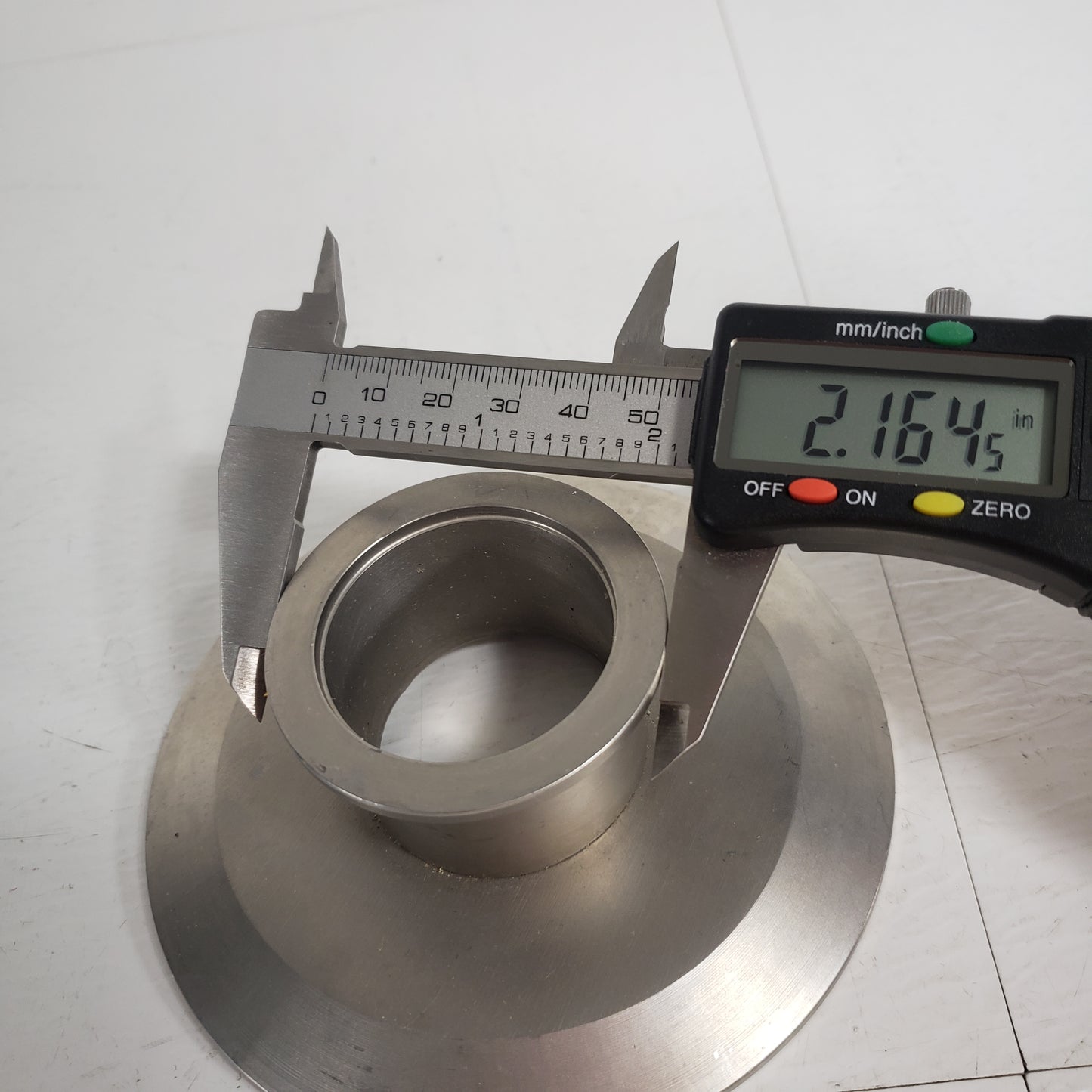 ISO-KF High Vacuum Adapter ISO KF40 NW40 QF40 To 4" Tri Clamp 4.68" Reducer