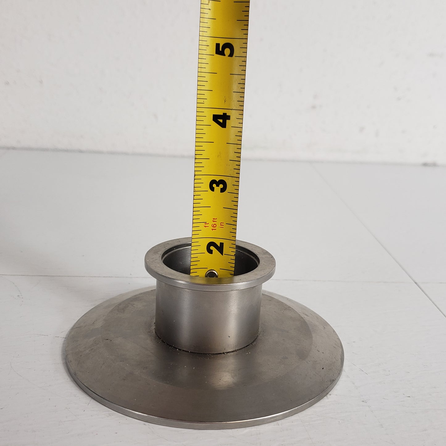 ISO-KF High Vacuum Adapter ISO KF40 NW40 QF40 To 4" Tri Clamp 4.68" Reducer