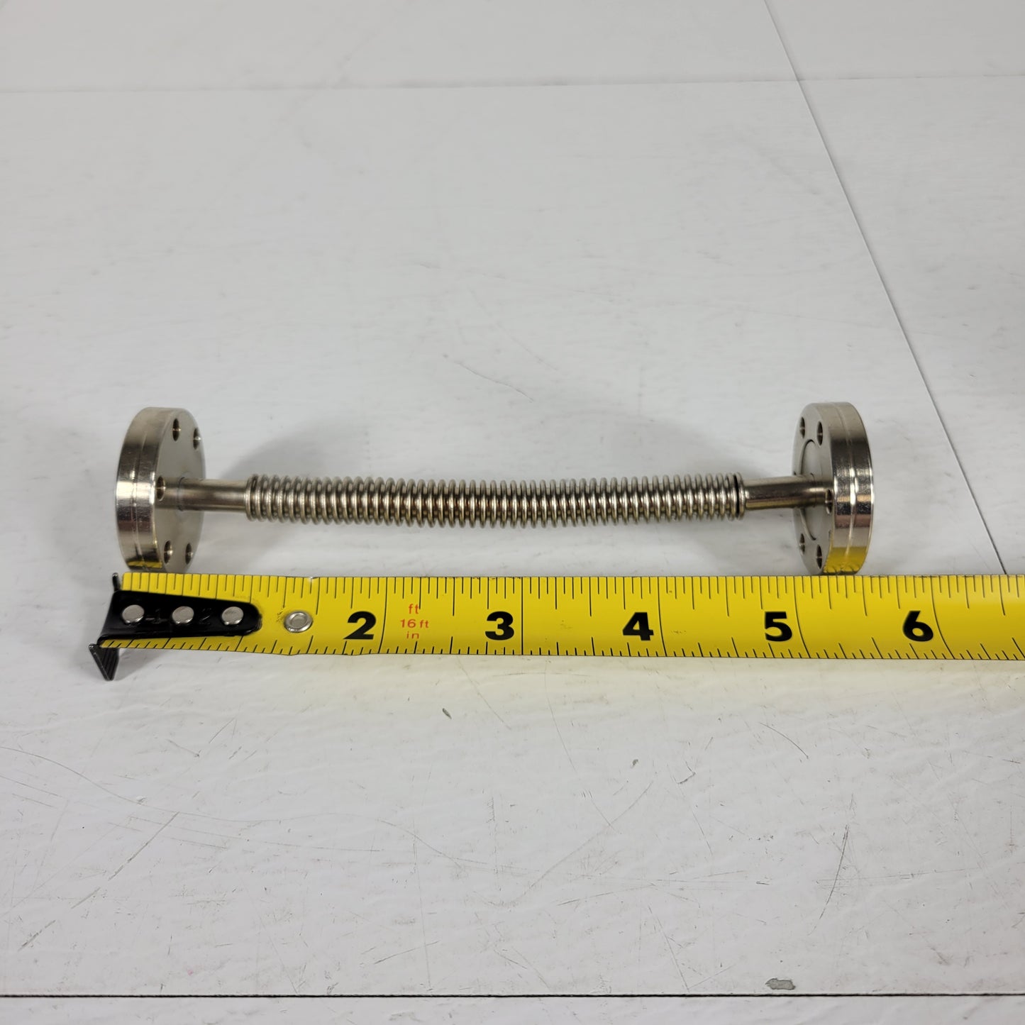 DN16CF 1.33" Conflat Rotatable Bellows w/ 1/4" ID Tube 6" Length High Vacuum UHV