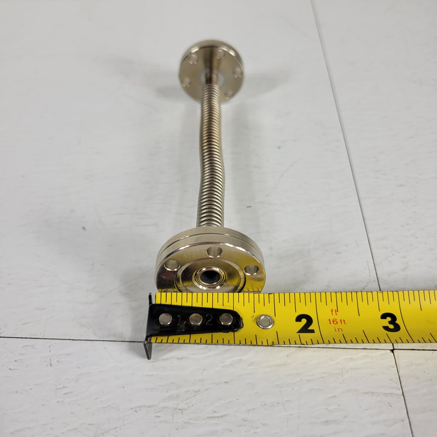 DN16CF 1.33" Conflat Rotatable Bellows w/ 1/4" ID Tube 6" Length High Vacuum UHV