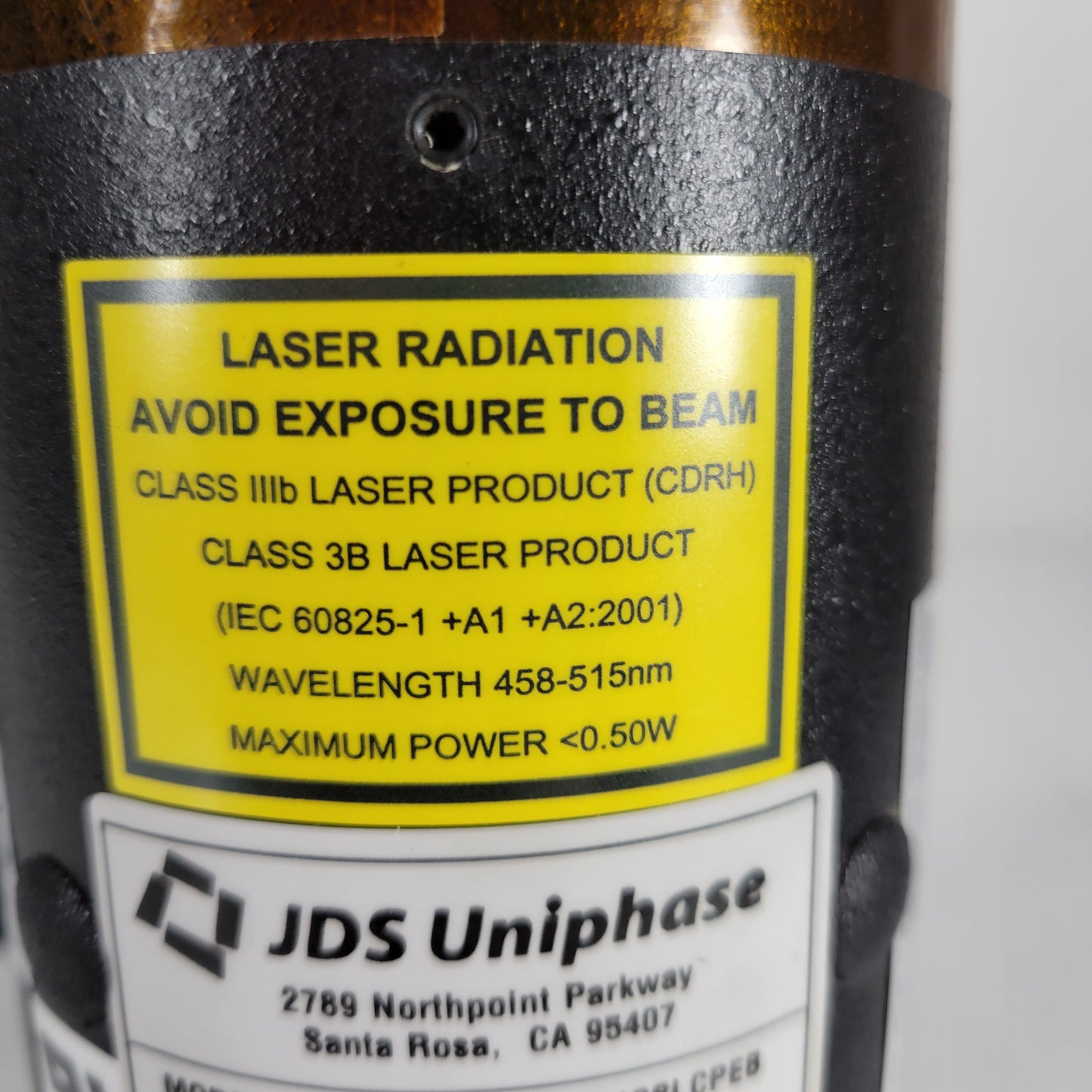 JDS Uniphase Ultra Laser 2218-010SLCPEB w/ Power Supply Controller 2110U-SLCPEB