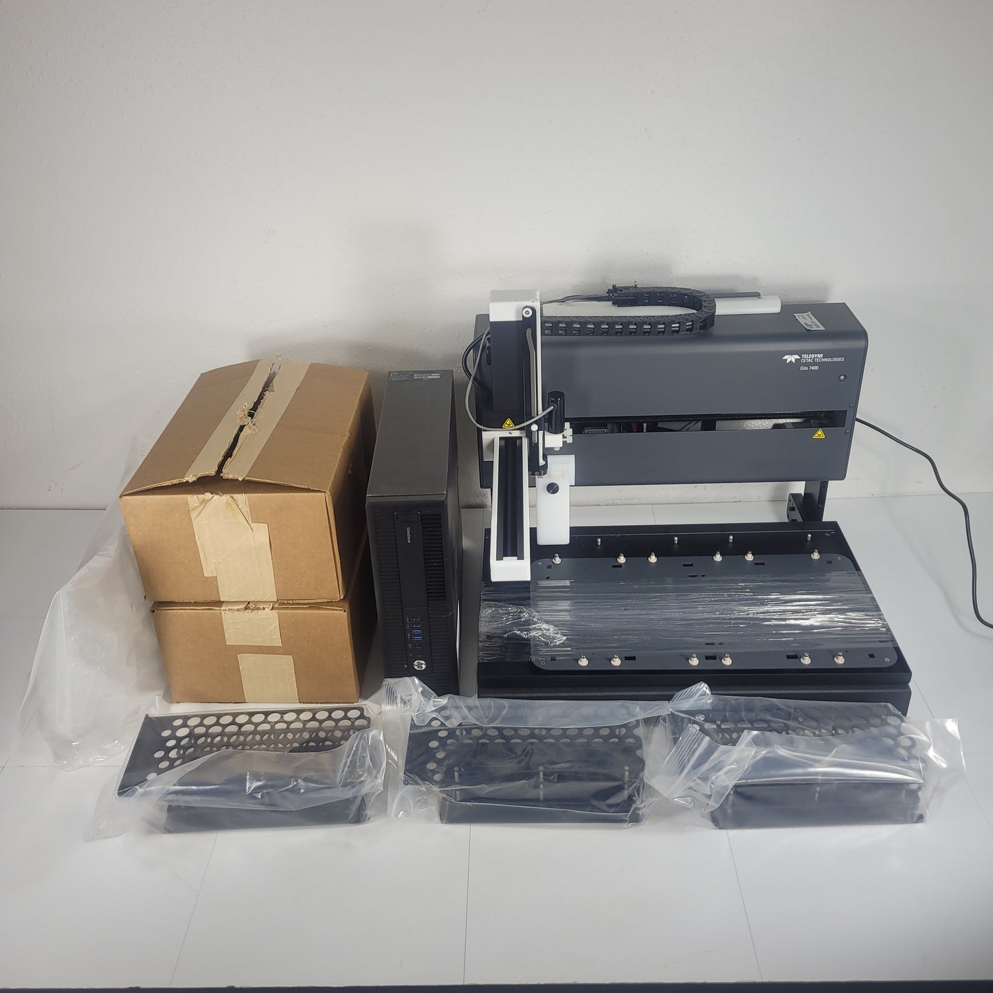 TESTED Teledyne Cetac Oils 7400 Homogenizing Dual Matrix Autosampler ASX-7400HR