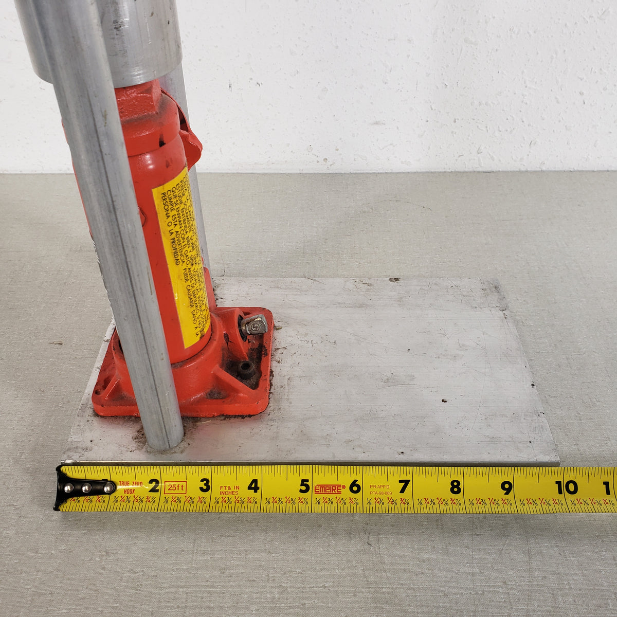Hein-Werner Winner H68026 2-Ton Hydraulic Bottle Jack Press Test Stand