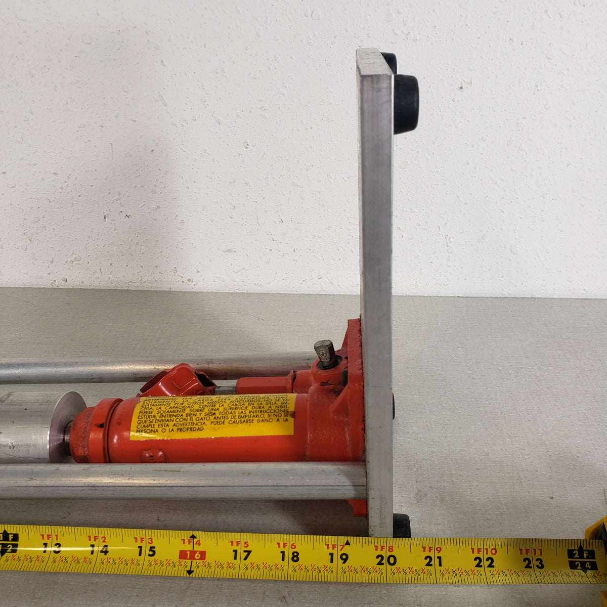 Hein-Werner Winner H68026 2-Ton Hydraulic Bottle Jack Press Test Stand