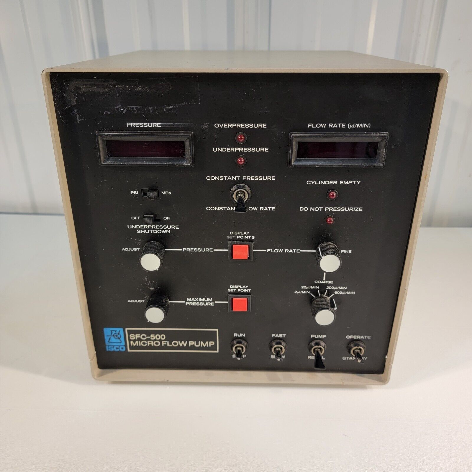Isco Loading Pump TELEDYNE ISCO Micro Flow Pump FLC-500 uLC/SFC Liquid HPLC Pump – Lab ...