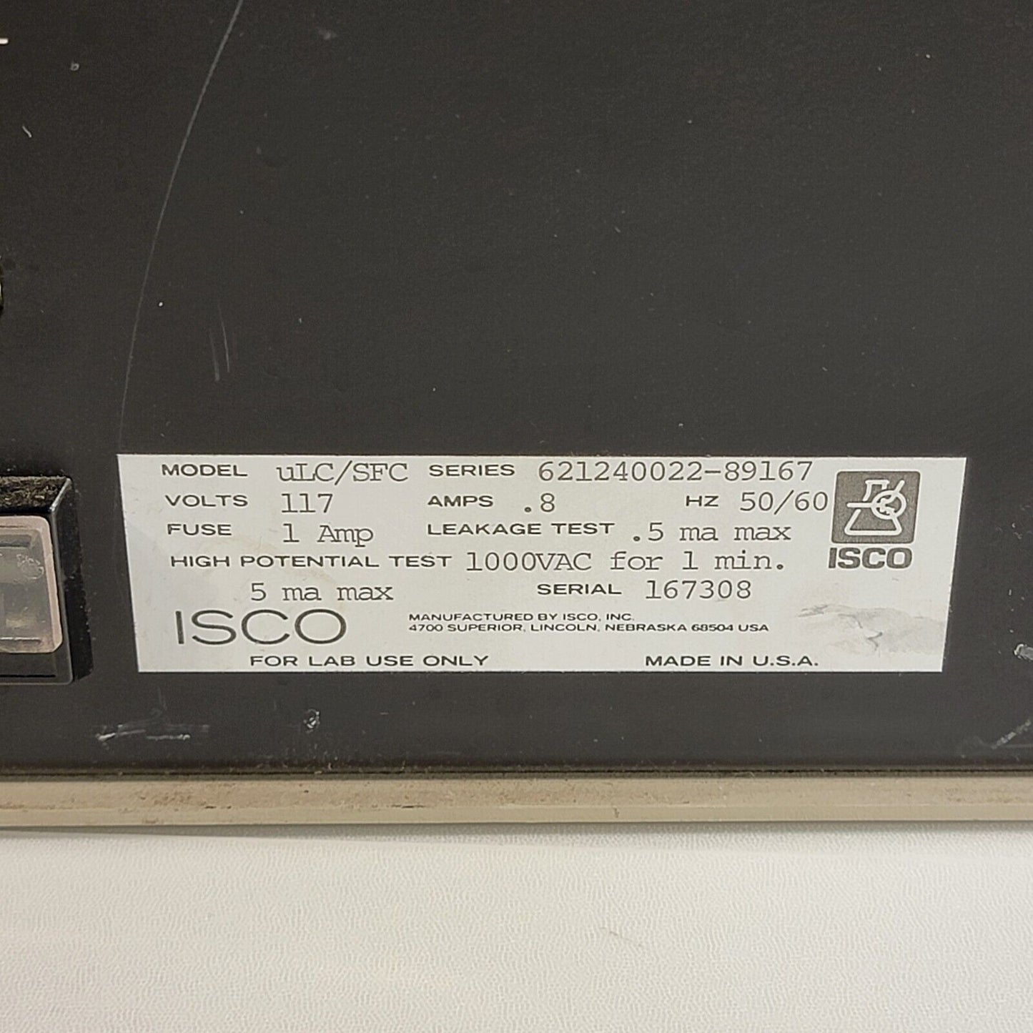 TELEDYNE ISCO Micro Flow Pump FLC-500 uLC/SFC Liquid HPLC Pump