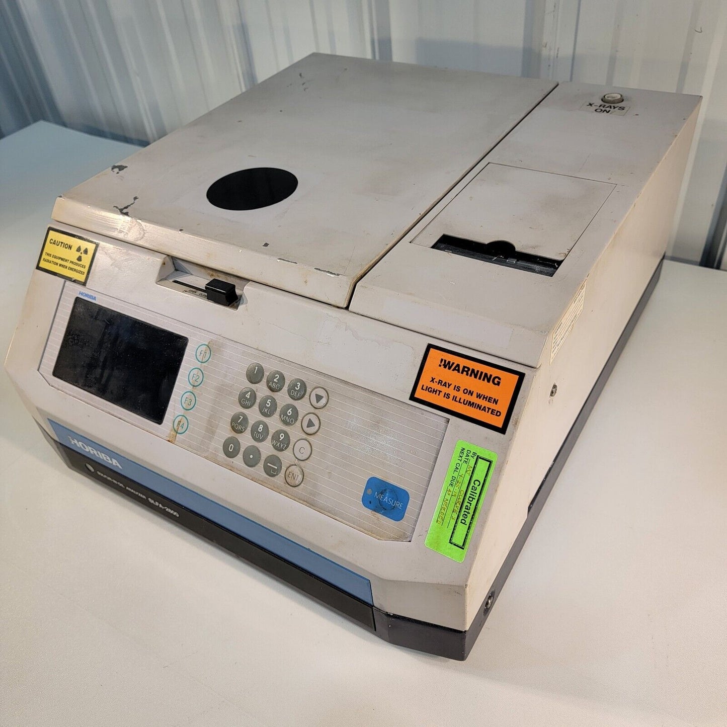 No Power- Horiba SLFA-2800 Ray Fluorescence XRF Sulfur-in-Oil Analyzer