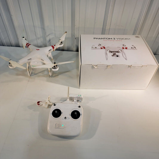 DJI Phantom 2 Drone PV331 Remote PVT581 w/ Original Box, and Accessories - FLIES