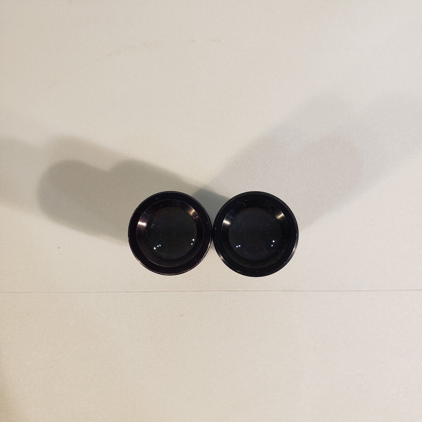 2x American Optical One-Ten Microscope 10x W.F. Eyepiece Lenses