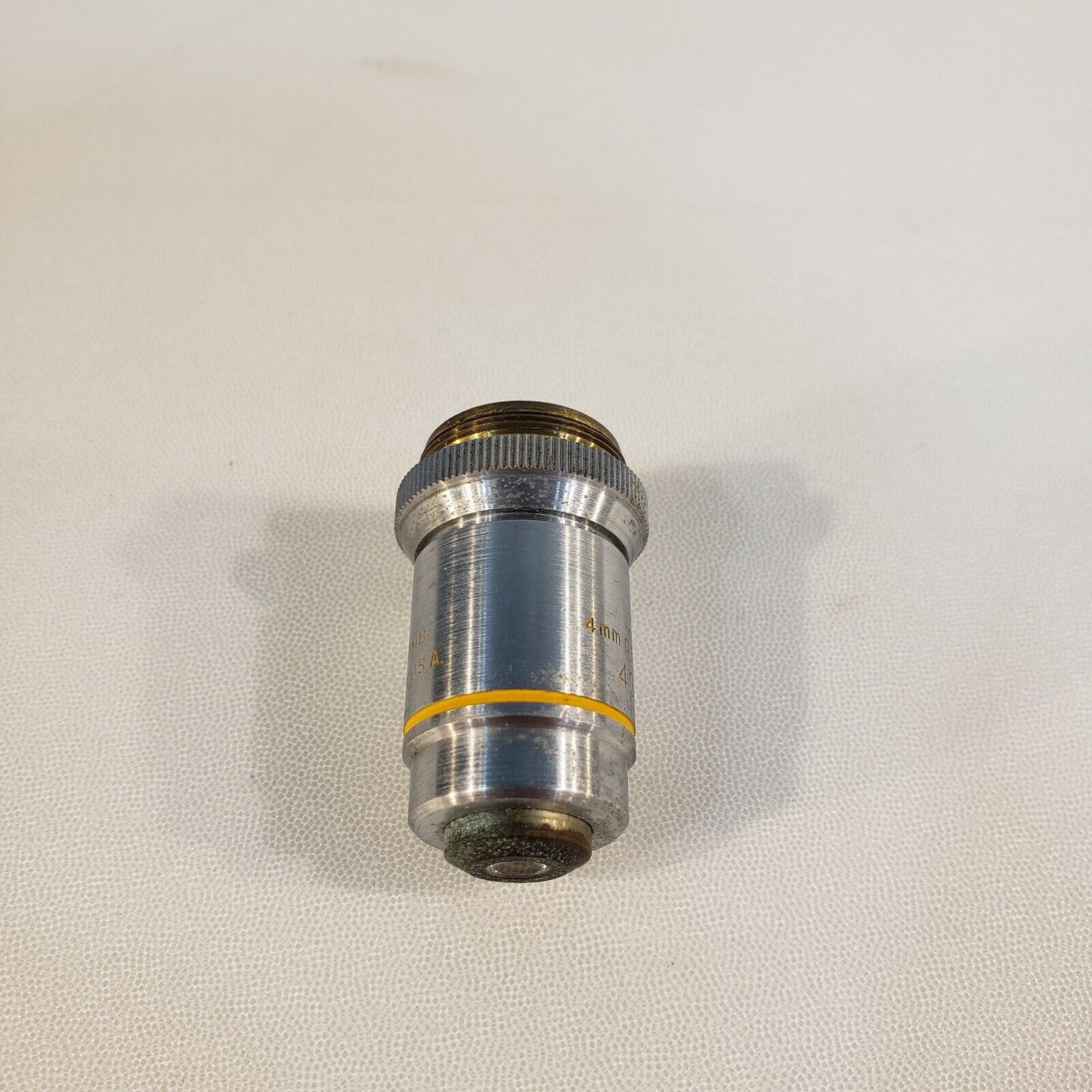 Bausch and Lomb USA 43x N.A. 0.65 4mm Length Microscope Objective Lens