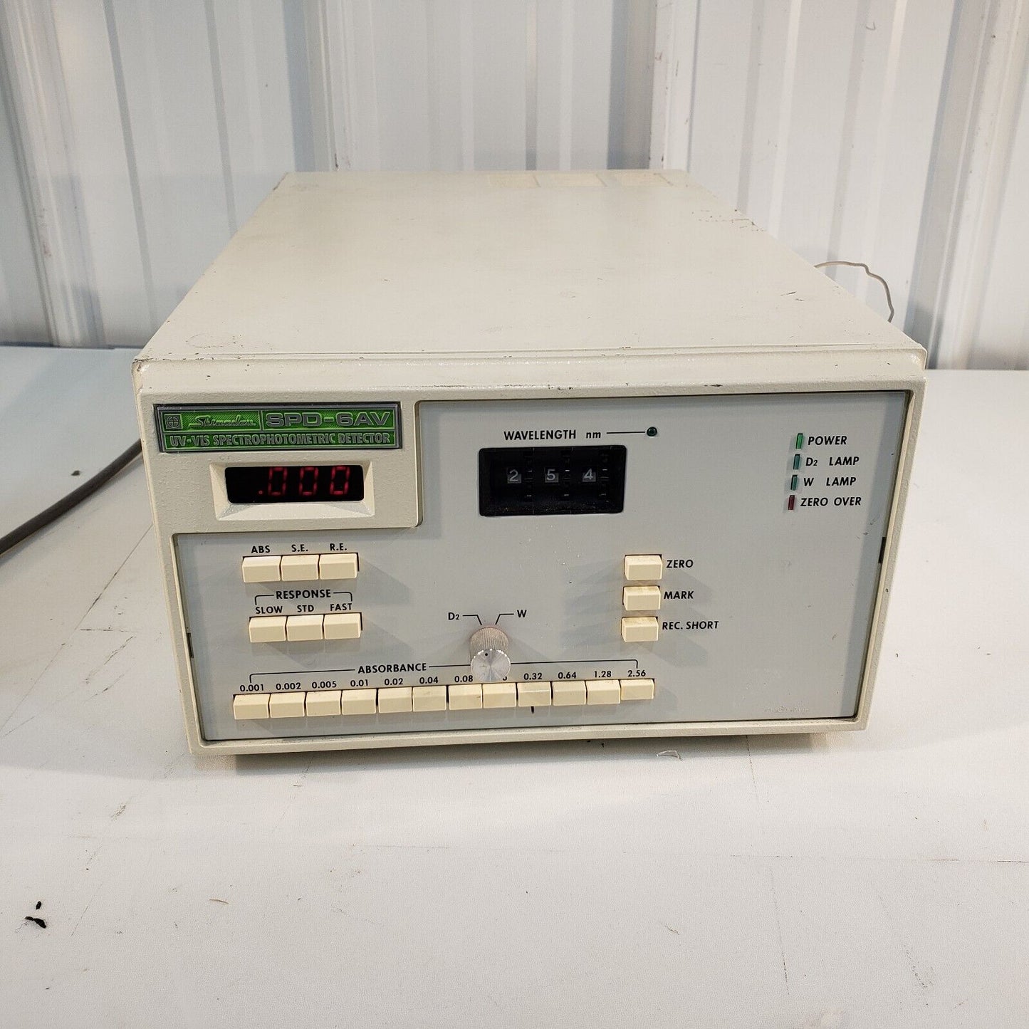 Shimadzu SPD-6AV UV-VIS Spectrophotometric Detector HPLC