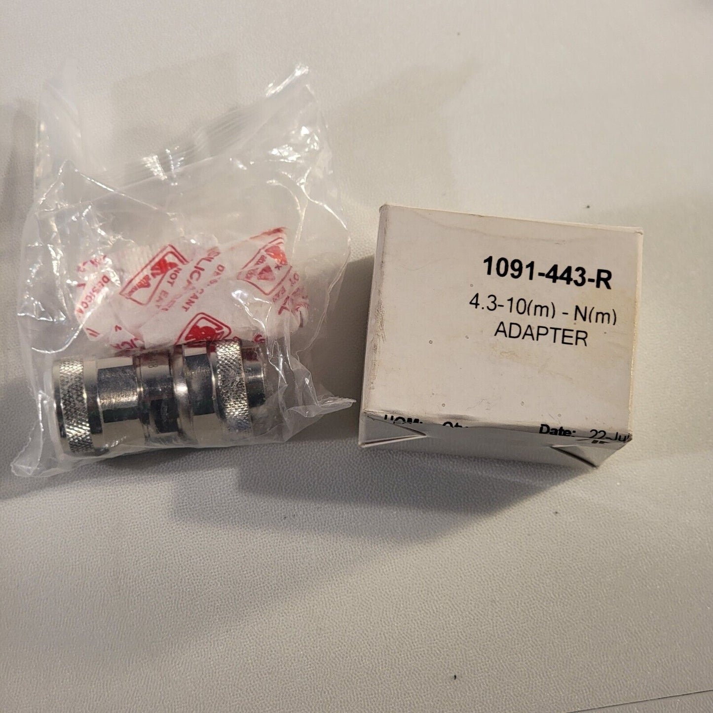 Anritsu 1091-443-R RF Adapter DC to 6.0 GHz 4.3-10 (m) Male to N (m) Male