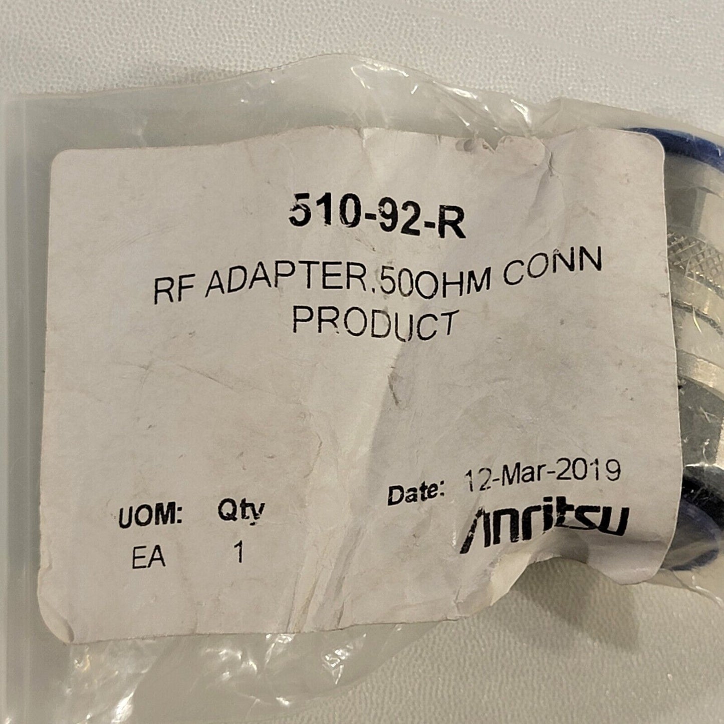 Anritsu 510-92-R RF Adapter DC-7.5 GHz 7/16 Male (m)-N Male (m) 50 Ohm