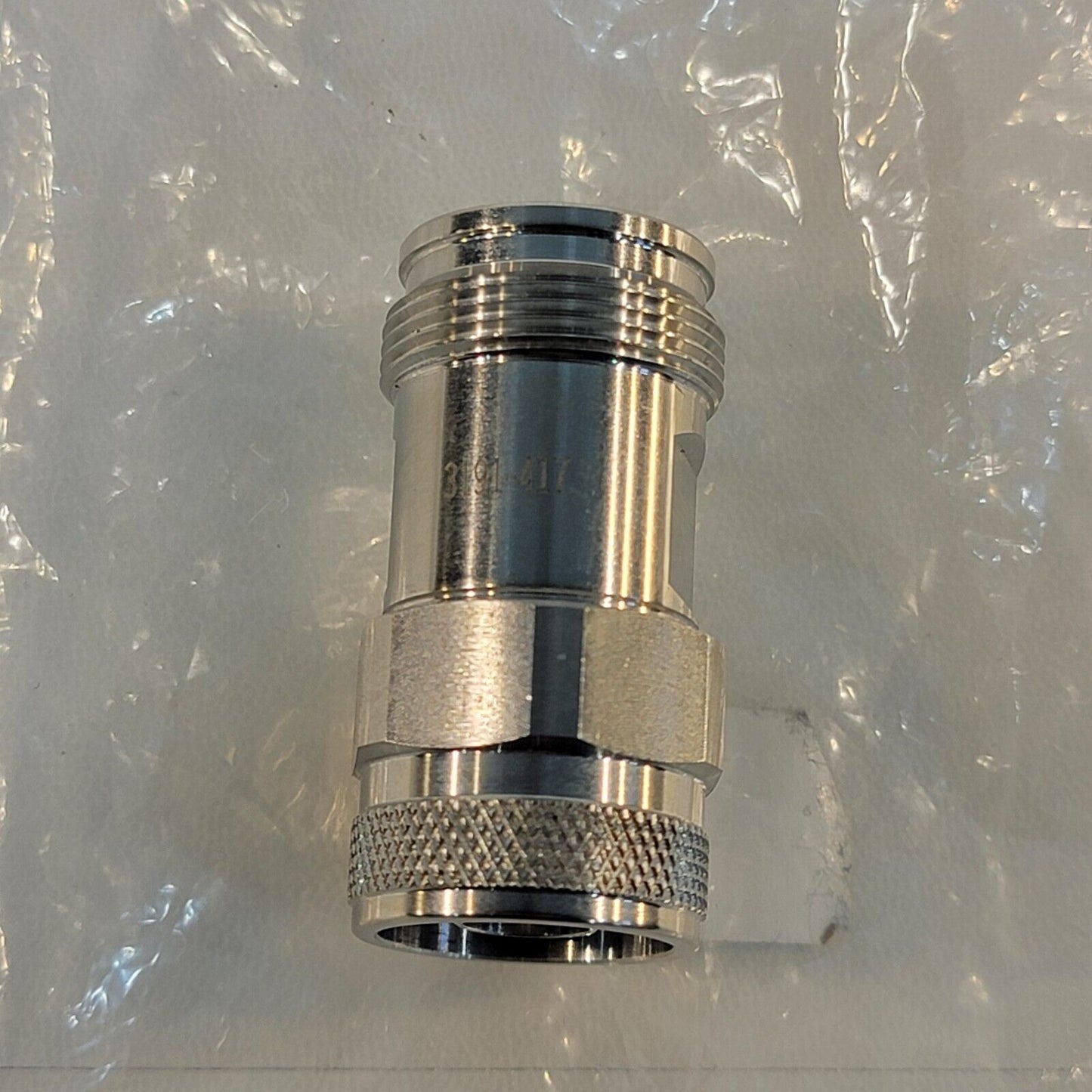 Amphenol Times 3191-417 4.3/10 Female To Type-N Male Low PIM RF Adapter