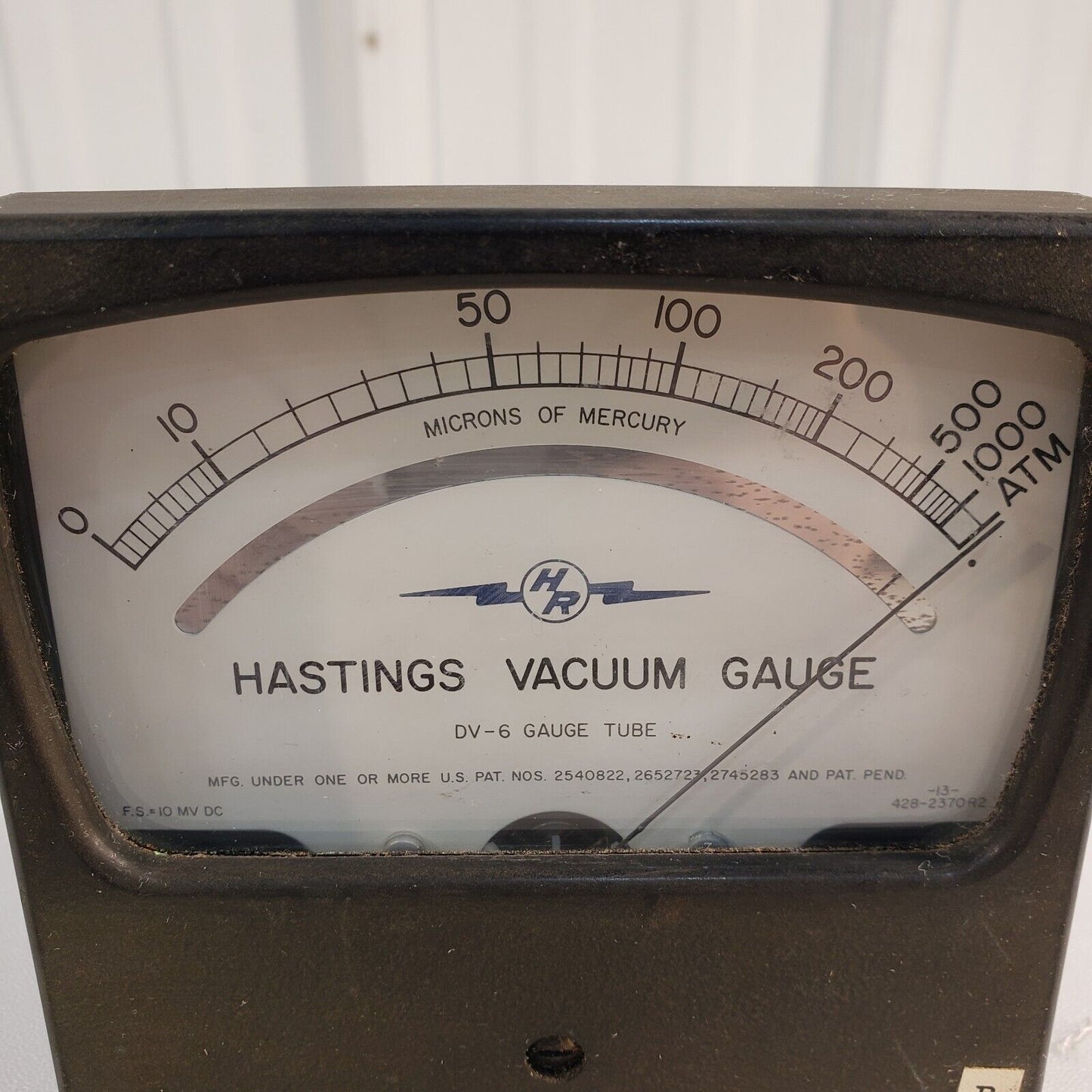 Hastings VT-6 Vacuum Gauge Uses DV-6 Tube Thermocouple High Vacuum