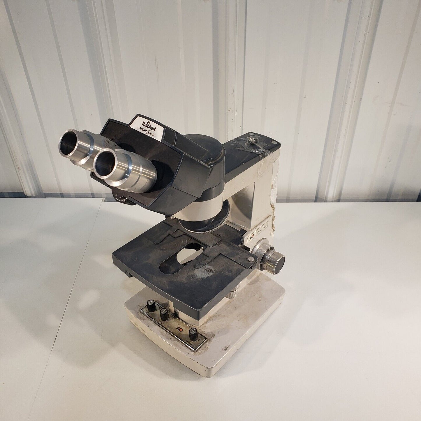 Reichert American Optical Microstar One Ten Microscope -For Parts Or Repair