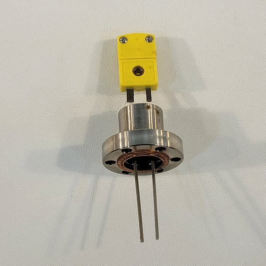 K-type Thermocouple Electrical Feedthrough DN16CF 1.33" Mini CF High Vacuum