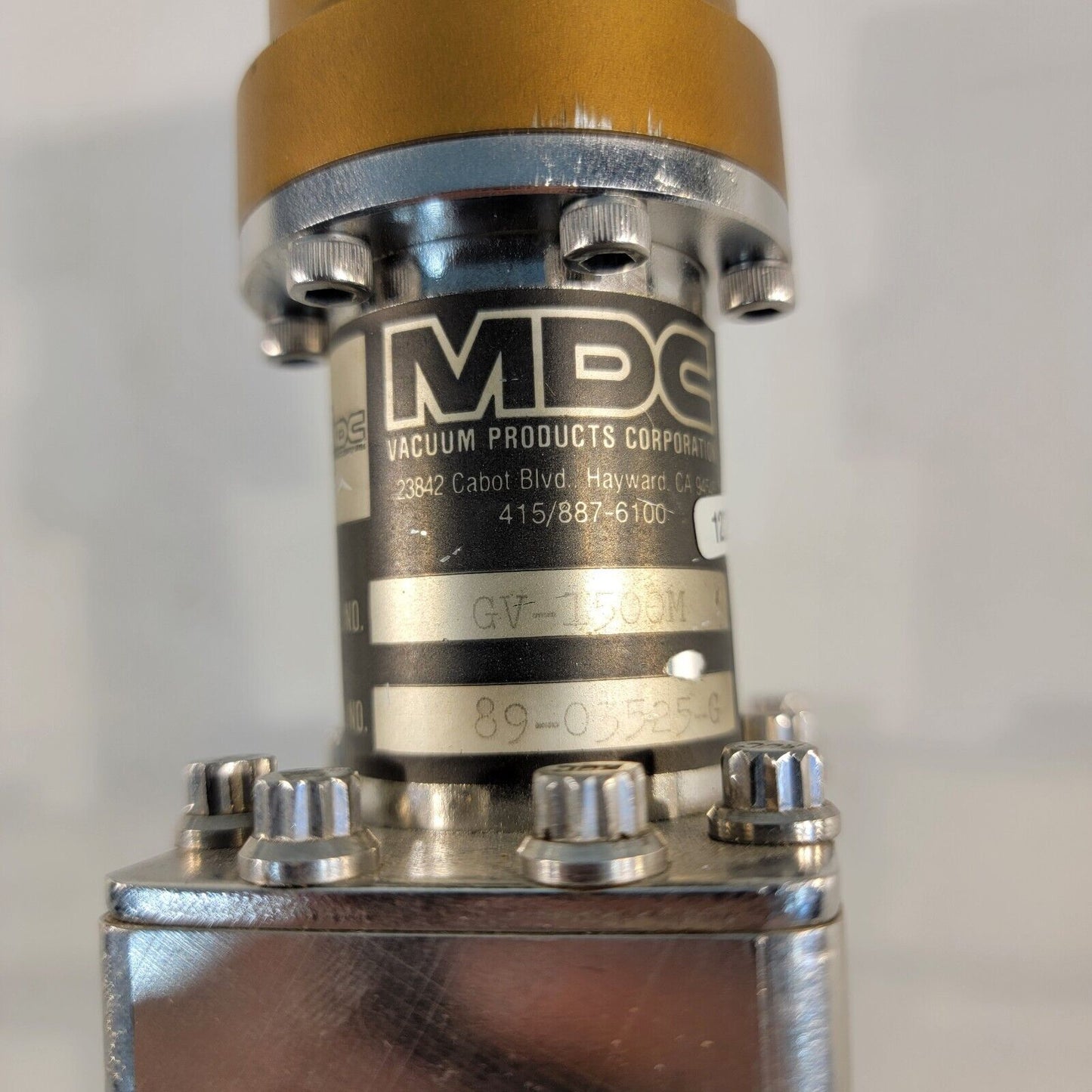 MDC GV-1500M Manual Gate Valve 2.75" Conflat Flange DN35CF-DN40CF Ultr ...