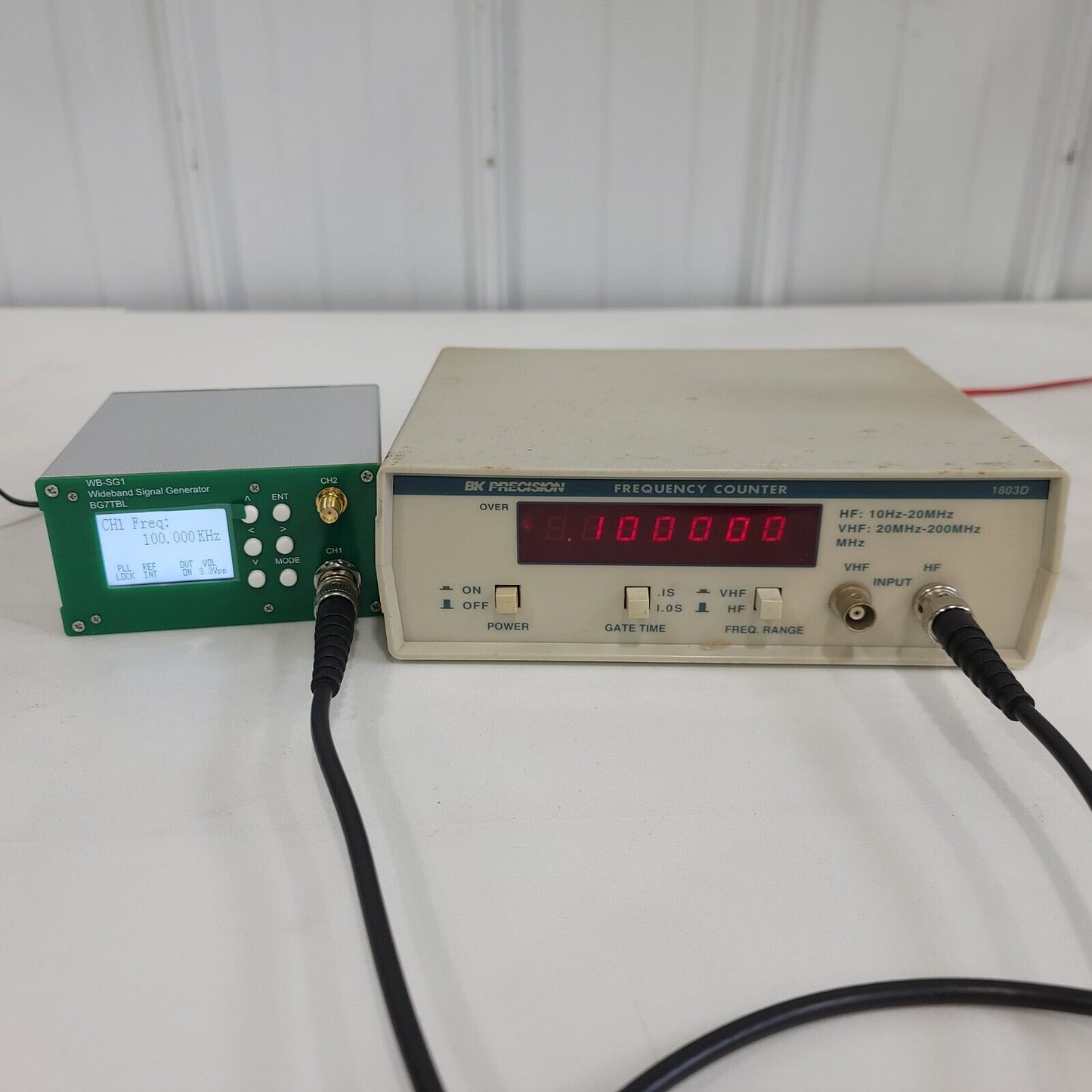 BK PRECISION 1803D 10Hz-200MHz Frequency Counter Tested Works