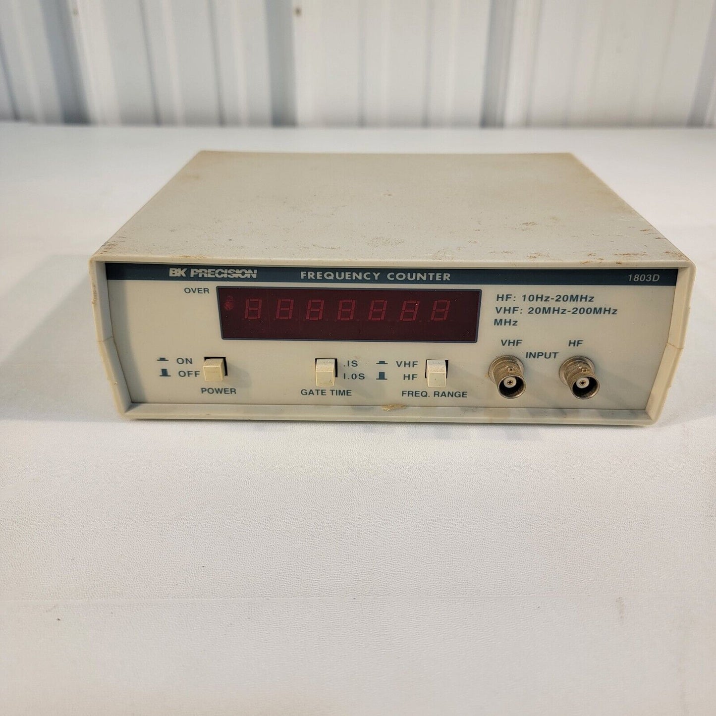 BK PRECISION 1803D 10Hz-200MHz Frequency Counter Tested Works