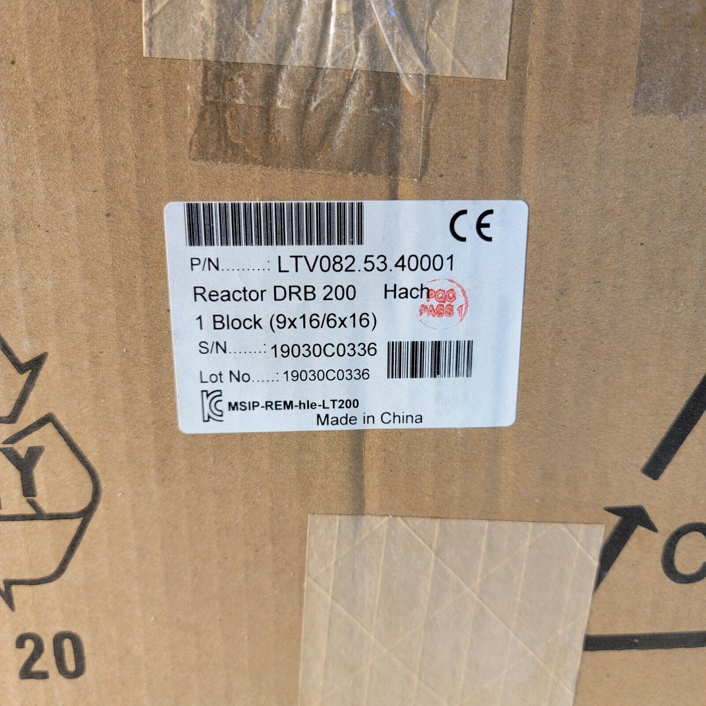 New in Box HACH DRB200 15x 16mm Vials Digital Reactor Block LTV082.53.40001