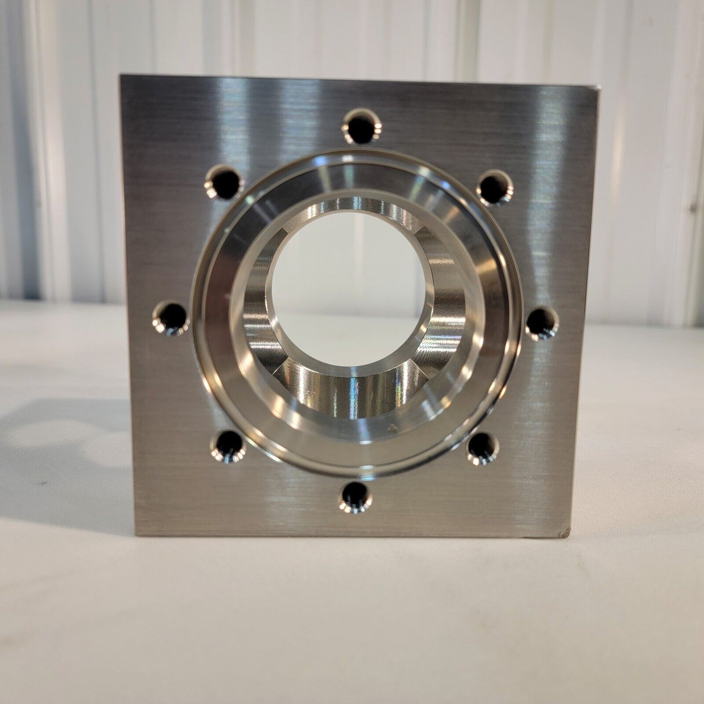 Conflat UHV 6-Way Cube 4.5" Flange Ultra High Vacuum Chamber 304SS DN63CF CF63