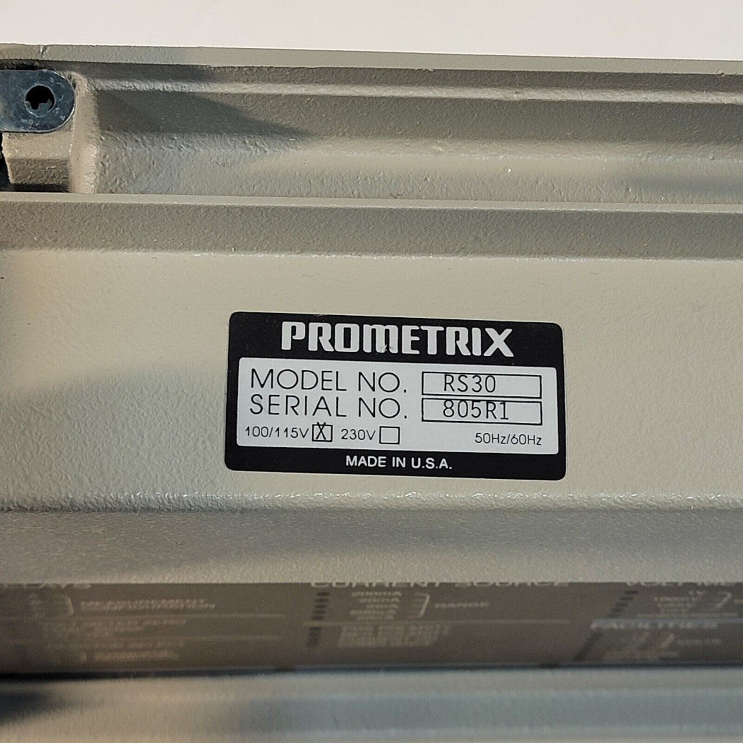 Prometrix KLA Tencor OmniMap RS35c RS30 Resistive Mapping Tool Control Panel