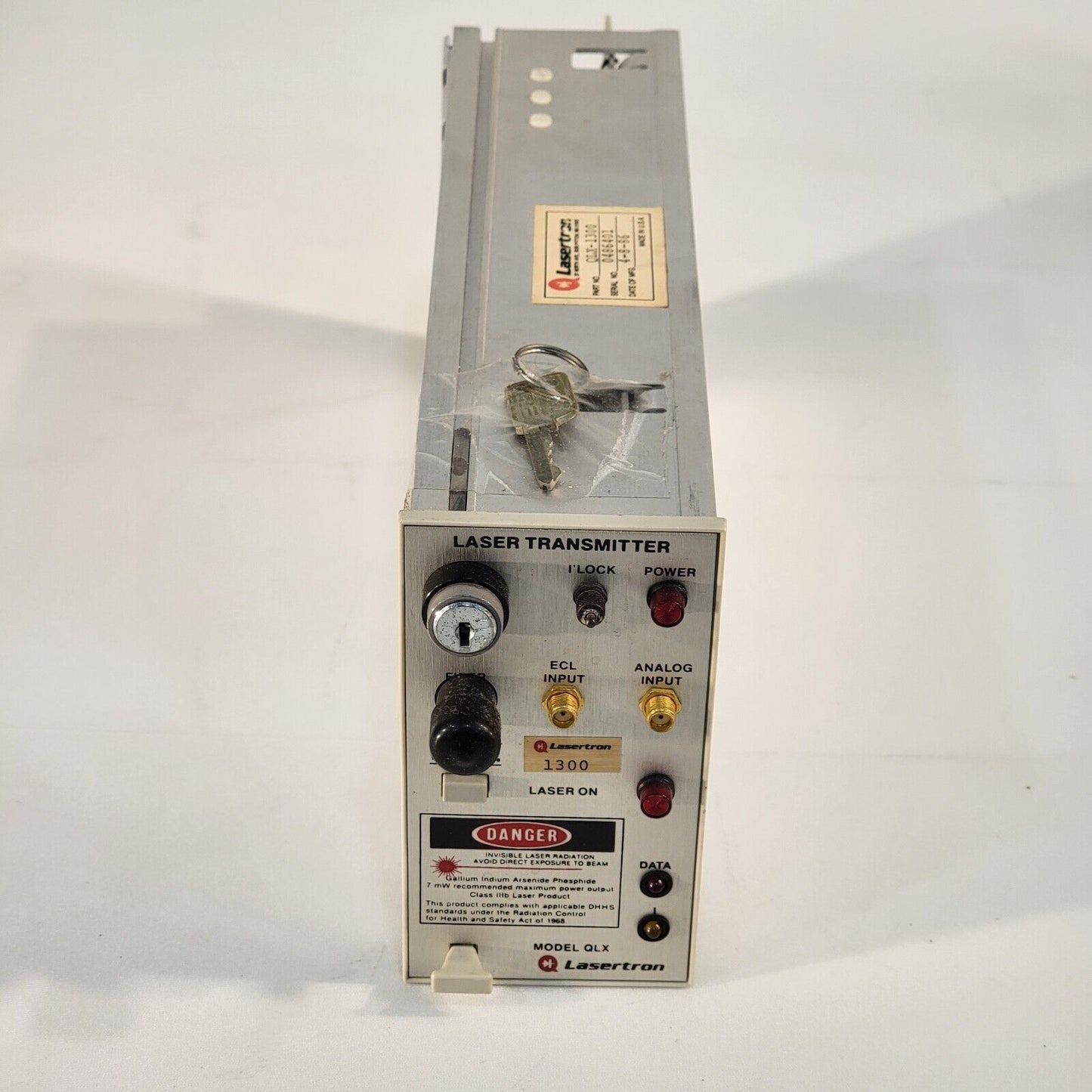 Lasertron QLX-1300 QLX1300 Lightwave Transmitter Laser Plug-In Module GaInAsP