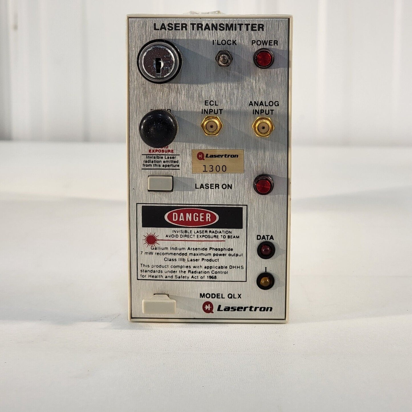 Lasertron QLX-1300 QLX1300 Lightwave Transmitter Laser Plug-In Module GaInAsP