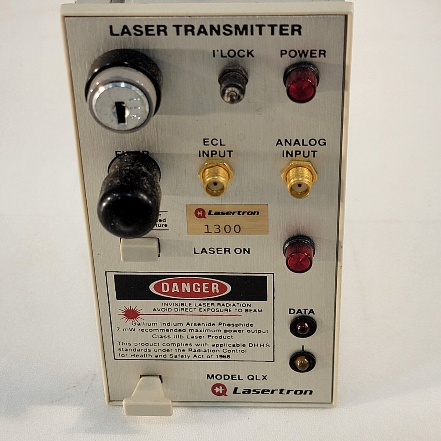 Lasertron QLX-1300 QLX1300 Lightwave Transmitter Laser Plug-In Module GaInAsP