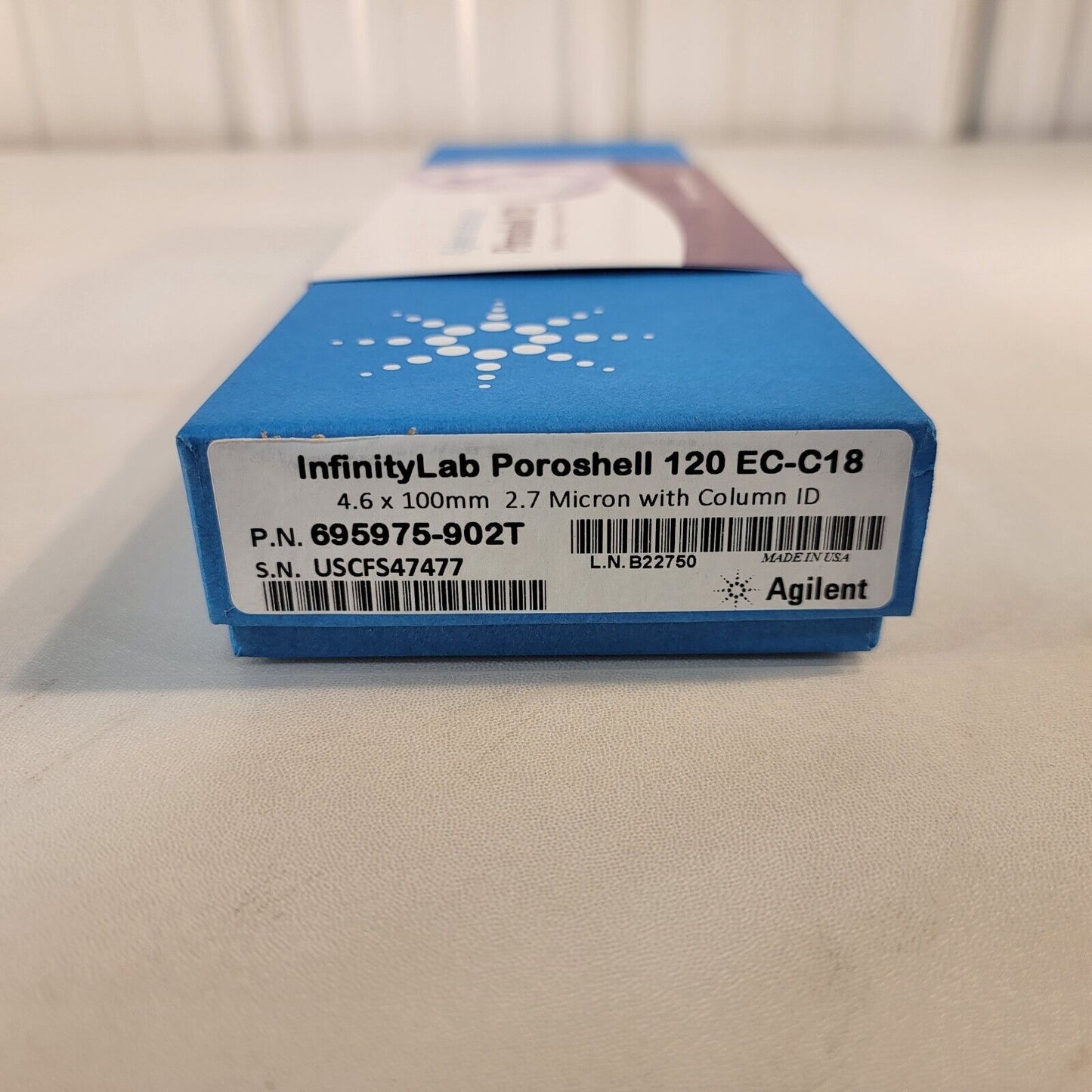 New Sealed Agilent 695975-902T InfinityLab Poroshell 120 EC-C18 4.6x100mm 2.7μm