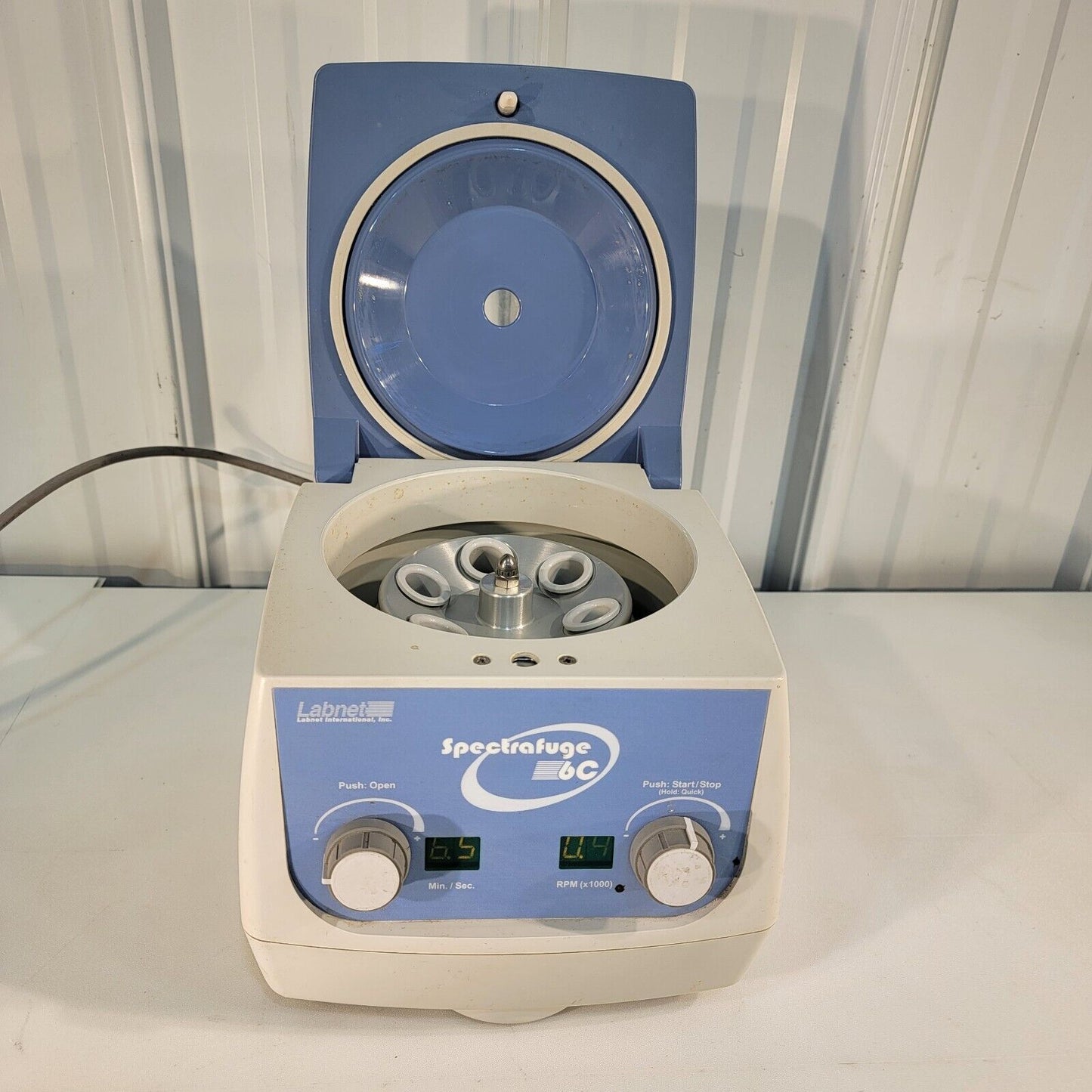 Spectrafuge 6C Compact Centrifuge Tested- Spins Up To 6500 RPM w/ Timer