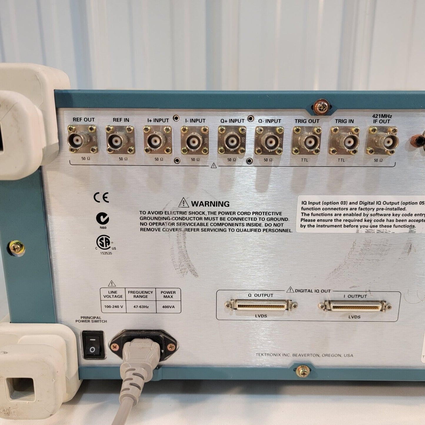 Tektronix RSA3408A Real-Time Spectrum Analyzer DC-8GHz Tested Works