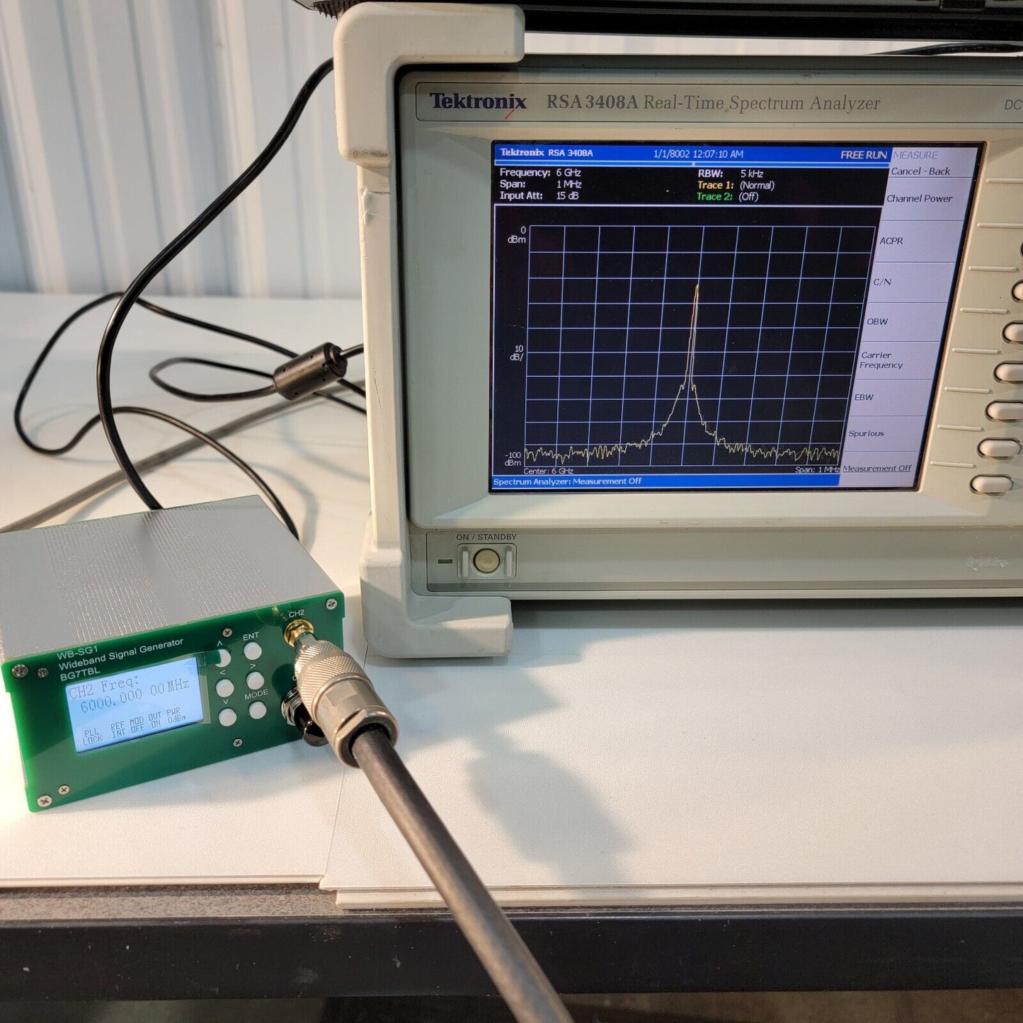 Tektronix RSA3408A Real-Time Spectrum Analyzer DC-8GHz Tested Works