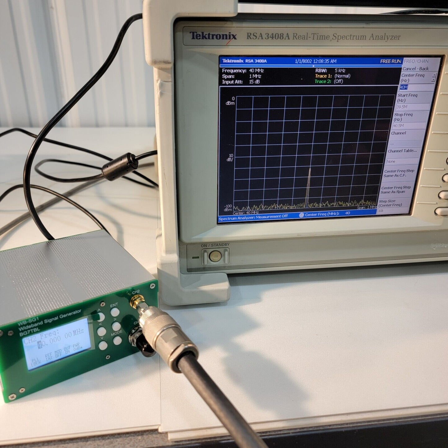 Tektronix RSA3408A Real-Time Spectrum Analyzer DC-8GHz Tested Works