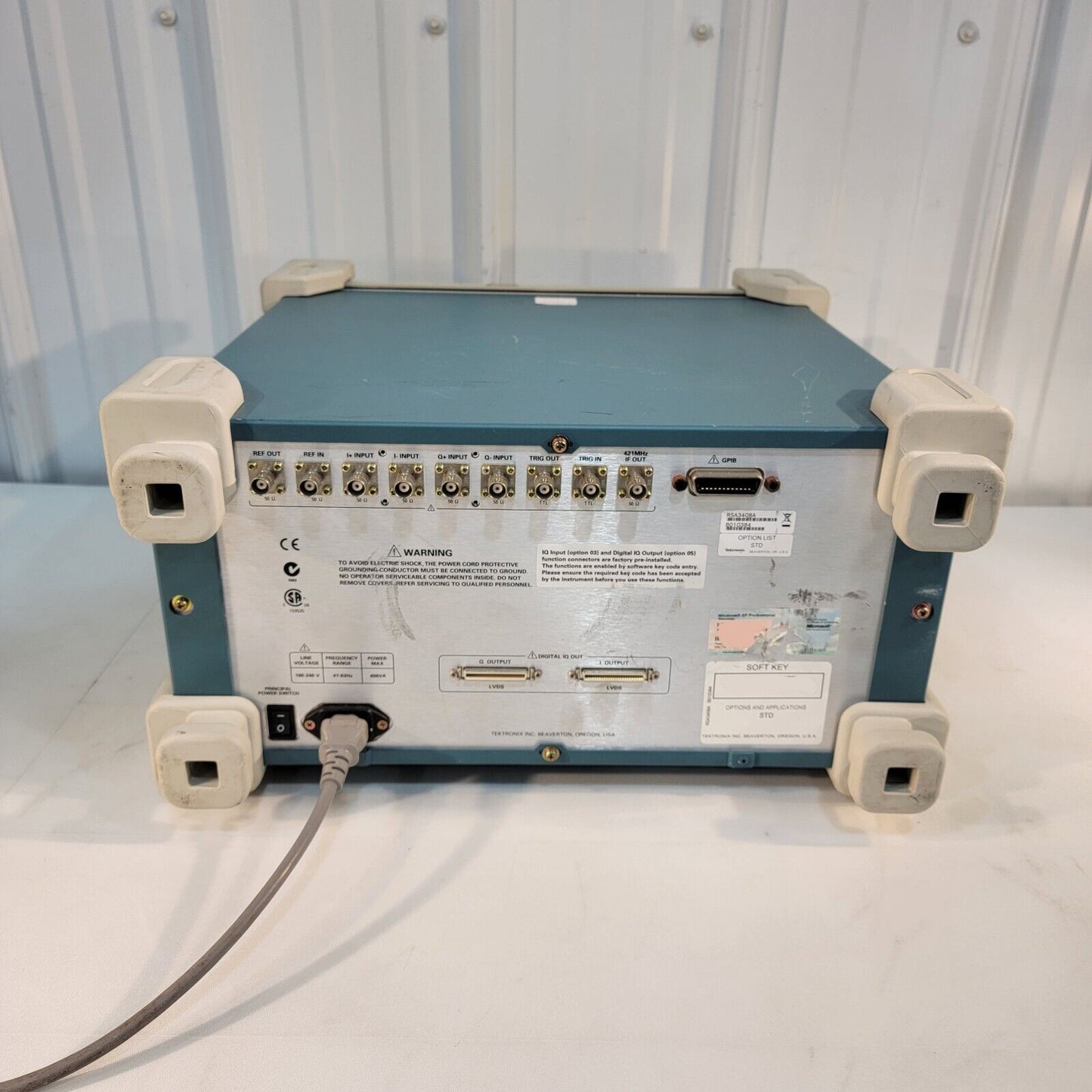 Tektronix RSA3408A Real-Time Spectrum Analyzer DC-8GHz Tested Works