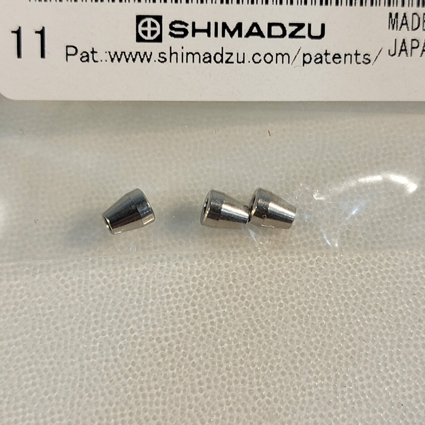 Shimadzu 228-16000-17 Ferrule 1.6F 316L for 1/16" Tubing 3/pack