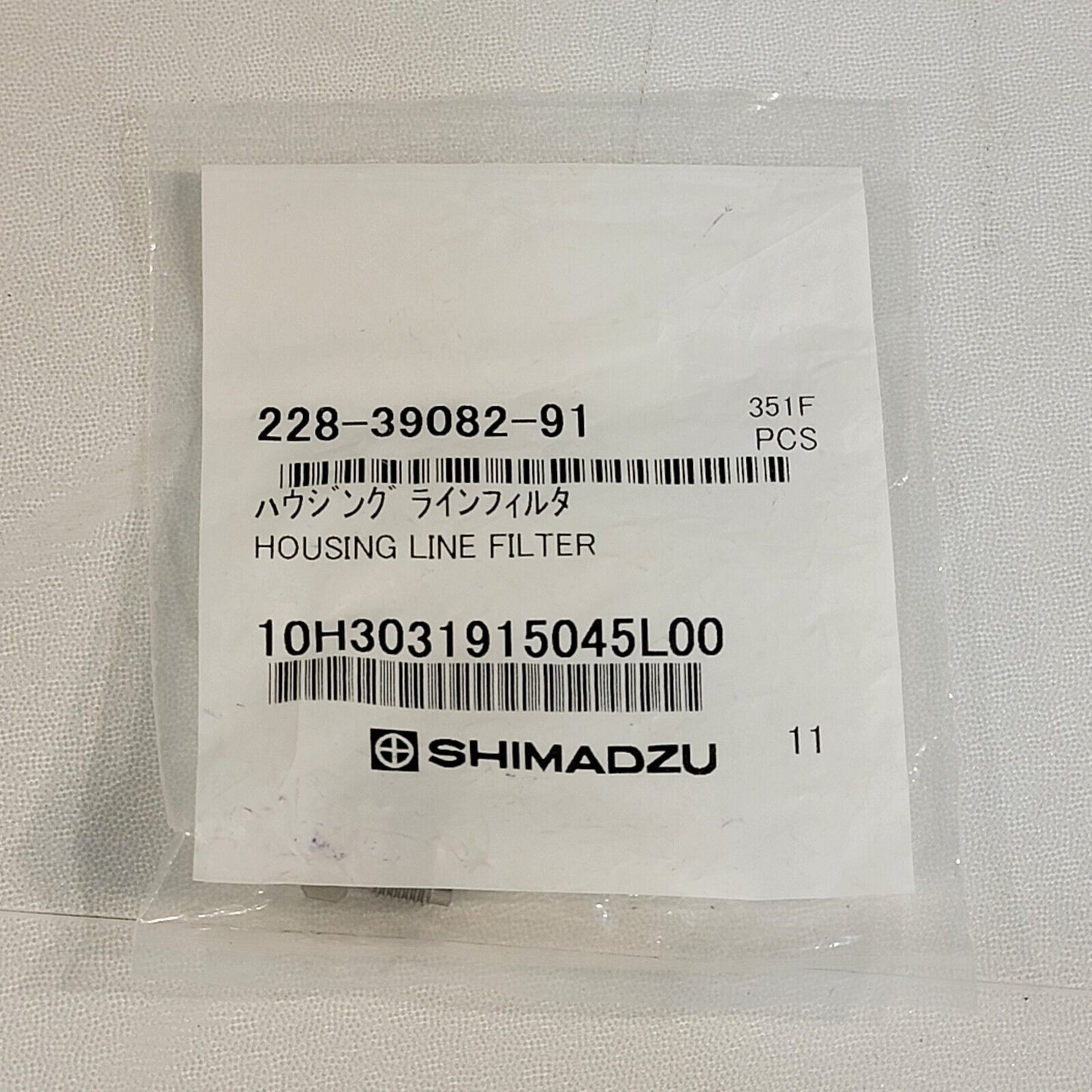 Shimadzu 228-39082-91 Housing Line Filter Holder for LC-10ATvp/LC-10ADvp