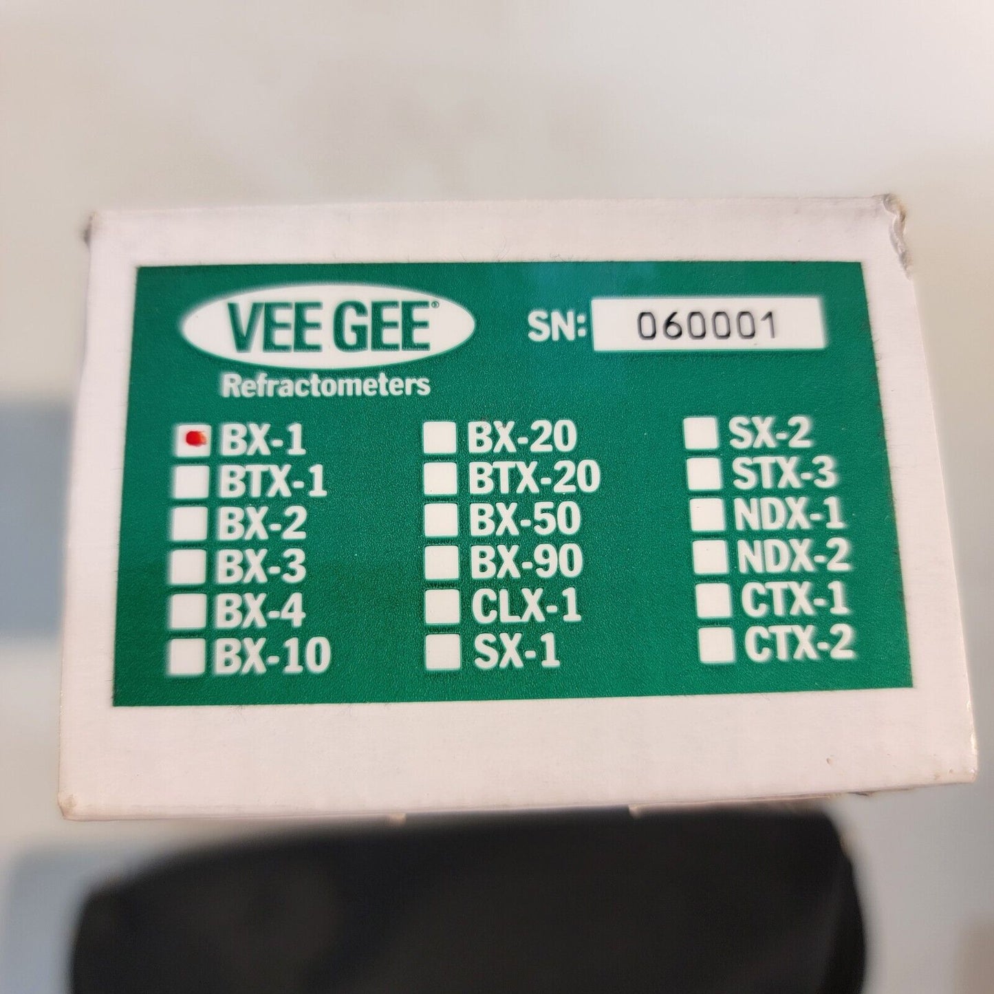 Vee Gee BX-1 43001 Handheld Brix Soectrometer 0-32% New In Box